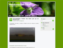 Tablet Screenshot of meadowsweetfarm.com